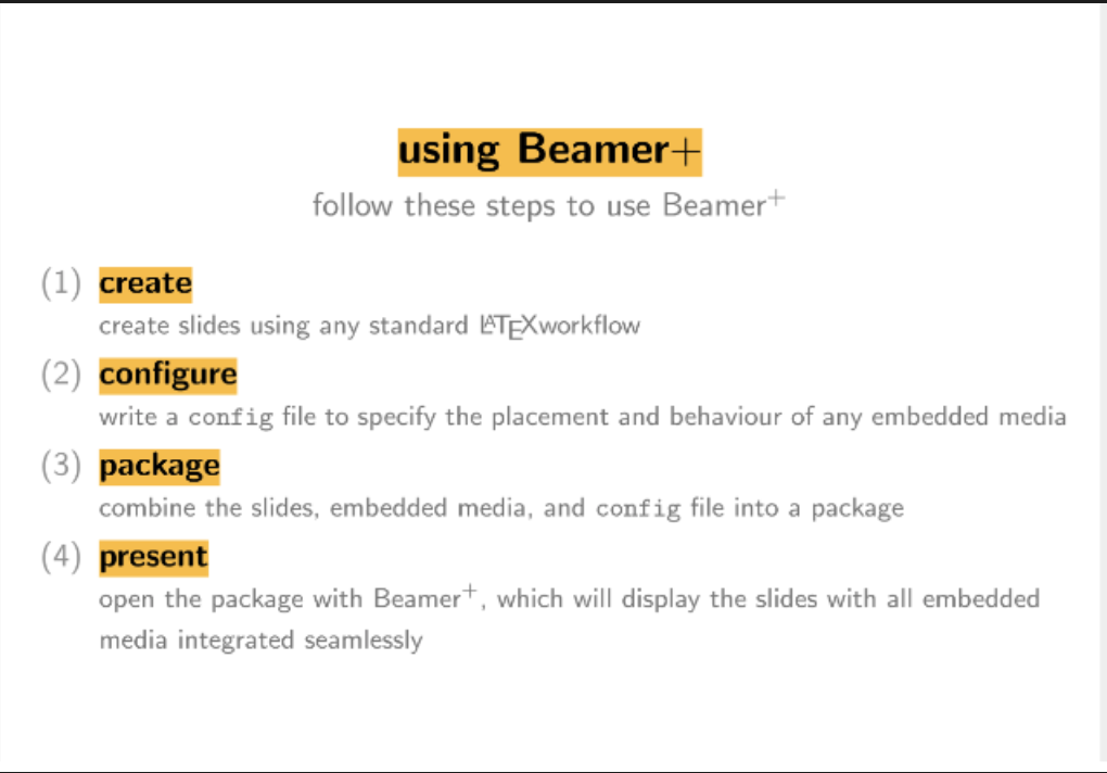Beamer+ cover
